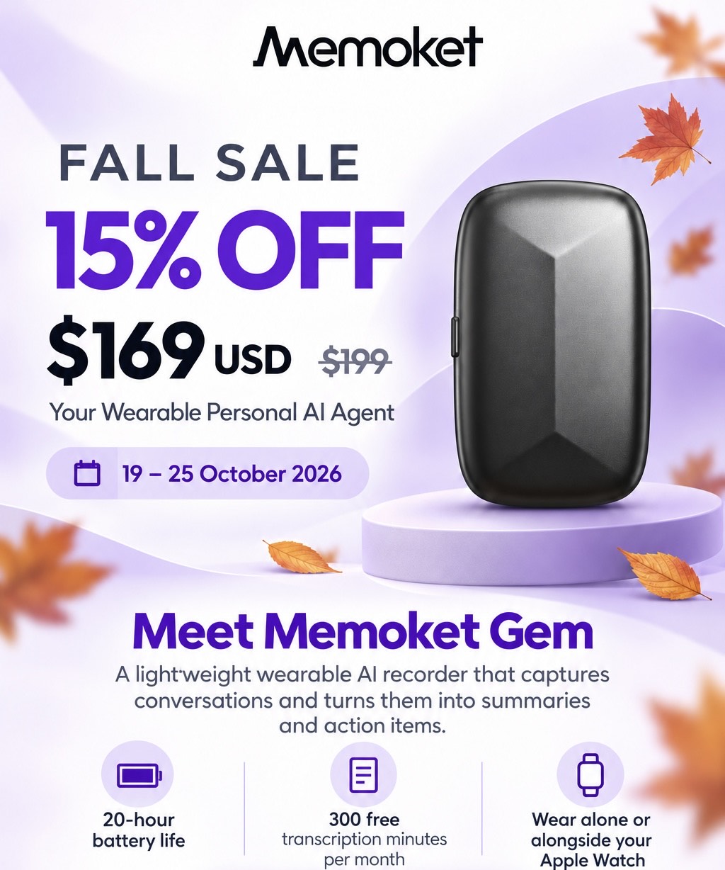 Memoket: Fall Sale